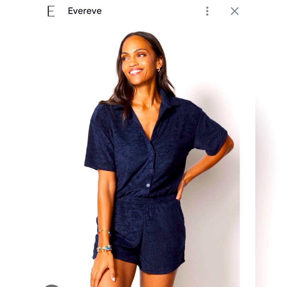NWT Terry Cloth Romper Size M